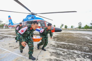 Diễn tập Quân y chung giữa quân đội hai nước Việt Nam - Campuchia