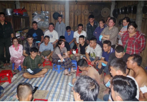 Tây Ninh: Bắt quả tang 43 đối tượng đánh bạc bằng hình thức lắc tài xỉu