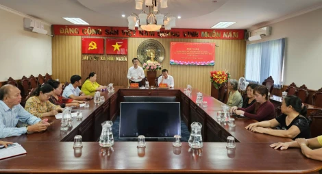 Xã Hậu Nghĩa bàn giải pháp duy trì và phát triển nghề truyền thống đan lát mây tre