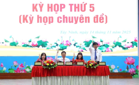 HĐND tỉnh Tây Ninh thông qua 7 nghị quyết tại Kỳ họp thứ 5
