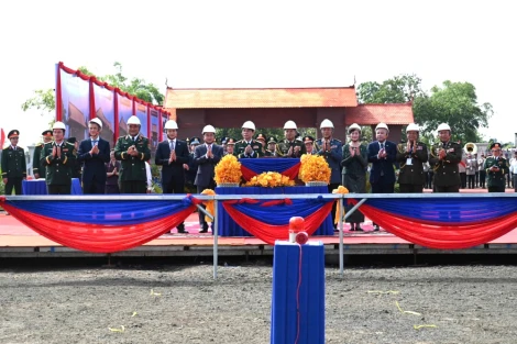 Khởi công xây dựng công trình hữu nghị Trường Tiểu học Sang Sovan