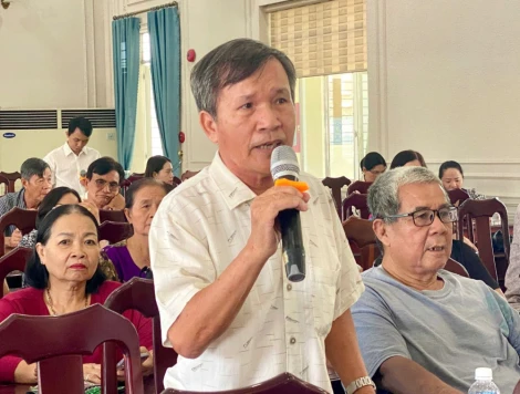 Cử tri phường Tân Ninh kiến nghị nhiều vấn đề về trật tự đô thị, hạ tầng giao thông