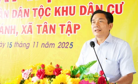 Ấp Tân Chánh tổ chức Ngày hội Đại đoàn kết toàn dân tộc