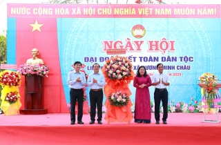 Xã Dương Minh Châu: Rộn ràng Ngày hội Đại đoàn kết toàn dân tộc