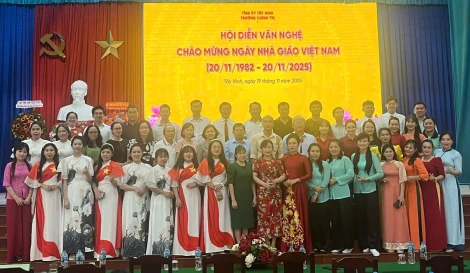 Trường Chính trị tỉnh Tây Ninh tổ chức hoạt động chào mừng Ngày Nhà giáo Việt Nam 20/11