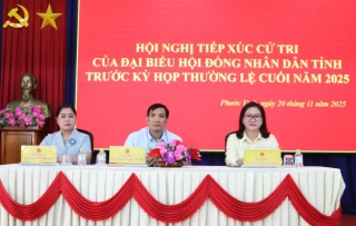 Cử tri xã Phước Vinh phản ánh nhiều vấn đề dân sinh