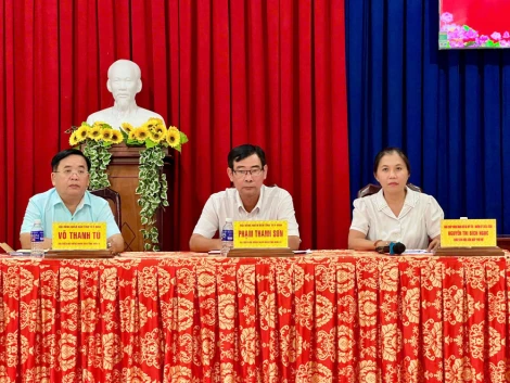 Cử tri xã Mỹ Yên quan tâm việc bồi thường, giải phóng mặt bằng