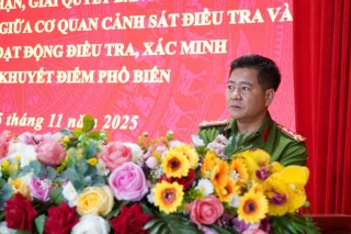 Công an tỉnh Tây Ninh tập huấn nghiệp vụ công tác tiếp nhận, giải quyết ban đầu nguồn tin về tội phạm