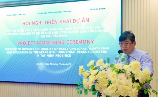 Hỗ trợ nâng cao chất lượng chăm sóc, nuôi dưỡng, giáo dục trẻ mầm non tại địa bàn có khu công nghiệp, cụm công nghiệp