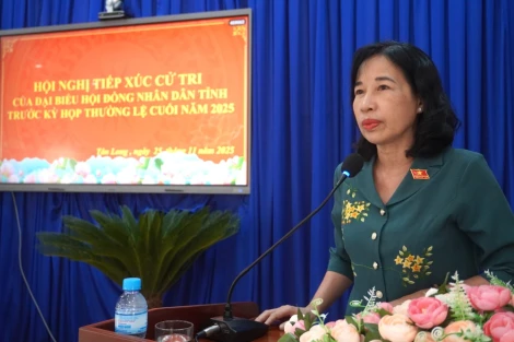 Cử tri xã Tân Long đặc biệt quan tâm việc bảo đảm an toàn giao thông