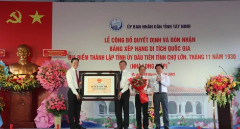 Di tích lịch sử Nhà Long Hiệp được xếp hạng di tích Quốc gia