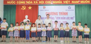 ‘Ươm mầm ước mơ’: Tiếp thêm động lực cho học sinh vượt khó vươn lên