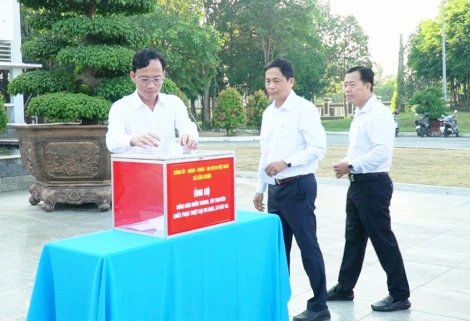 Xã Cần Giuộc phát động ủng hộ đồng bào miền Trung, Tây Nguyên bị thiệt hại do mưa, lũ