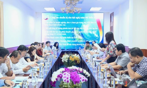 Họp nghe báo cáo tiến độ chuẩn bị tổ chức Diễn đàn quốc tế ASIA R&D CONNECT 2025