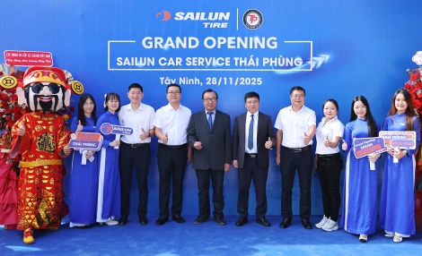 Sailun Tire khai trương cửa hàng dịch vụ cao cấp thứ hai tại Việt Nam