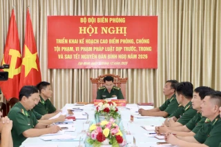 Bộ đội Biên phòng Tây Ninh triển khai cao điểm phòng, chống tội phạm dịp Tết Nguyên đán Bính Ngọ năm 2026