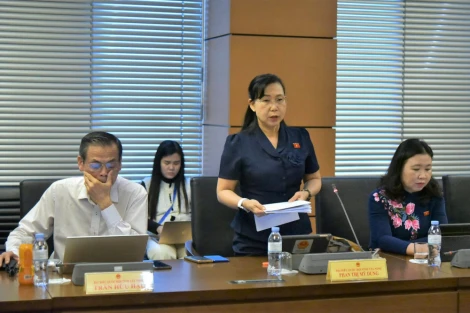 Đoàn đại biểu Quốc hội tỉnh Tây Ninh tham gia góp ý dự thảo Nghị quyết Quốc hội