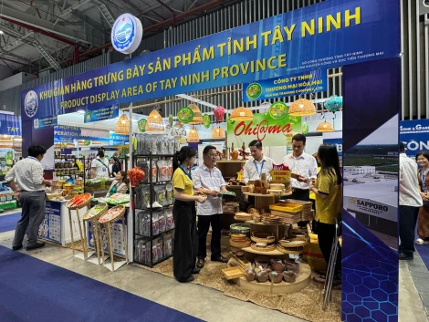 Tây Ninh có quy mô gian hàng lớn nhất tại Hội chợ Thương mại Quốc tế Việt Nam lần thứ 23