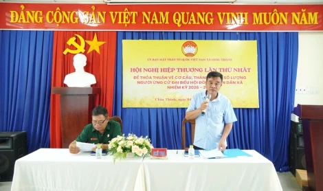 Xã Châu Thành: Hiệp thương lần thứ nhất bầu cử đại biểu HĐND xã, nhiệm kỳ 2026 – 2031