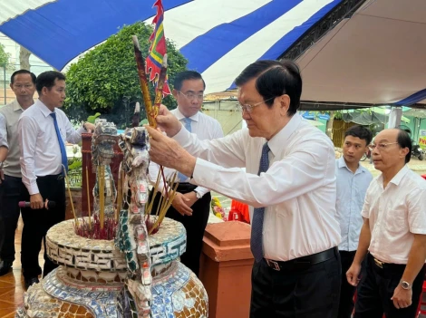 Phường Kiến Tường tổ chức Lễ giỗ lần thứ 159 Đốc binh Nguyễn Tấn Kiều