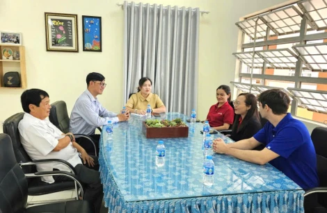 Viện Pháp giao lưu hữu nghị, trao đổi hợp tác tại Trường THPT Chuyên Trần Văn Giàu