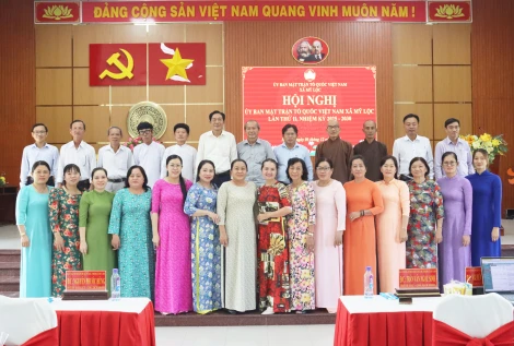 Xã Mỹ Lộc tổ chức Hội nghị Ủy ban Mặt trận Tổ quốc Việt Nam xã lần thứ II