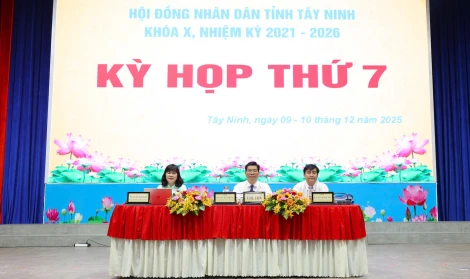 Khai mạc Kỳ họp thứ 7 HĐND tỉnh Tây Ninh khóa X