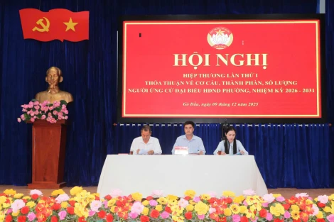 UBMTTQ Việt Nam phường Gò Dầu: Hiệp thương lần thứ nhất giới thiệu người ứng cử đại biểu HĐND phường