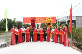 Khánh thành công trình chào mừng kỷ niệm 80 năm Ngày truyền thống Lực lượng vũ trang Quân khu 7