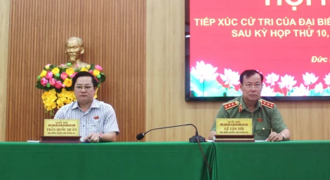 Cử tri xã Đức Lập quan tâm chính sách nhà ở xã hội và tình trạng lừa đảo trên không gian mạng