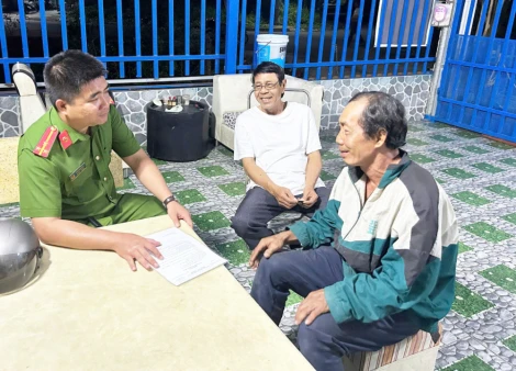 Xã Cần Giuộc tăng cường kiểm tra quản lý cư trú