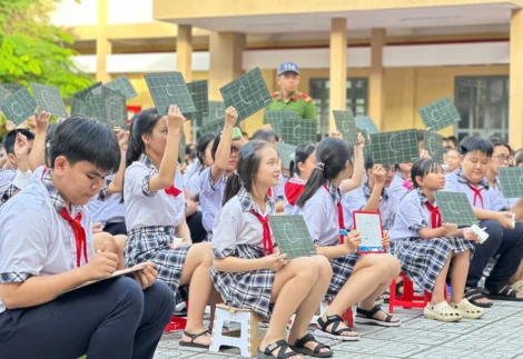 Hội thi rung chuông vàng tìm hiểu kiến thức pháp luật về phòng cháy, chữa cháy và cứu nạn, cứu hộ