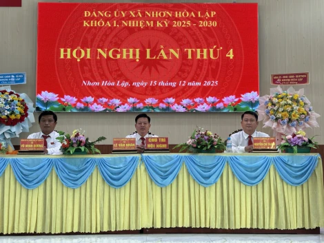 Xã Nhơn Hòa Lập hoàn thành 24/24 chỉ tiêu Nghị quyết Đảng ủy đề ra