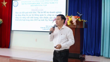 Hội thảo đánh giá dự án hỗ trợ doanh nghiệp nâng cao năng suất, chất lượng