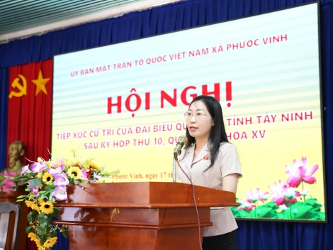 Cử tri xã Phước Vinh: Tự chủ giáo dục Đại học sẽ ảnh hưởng tới gia đình sinh viên có hoàn cảnh khó khăn