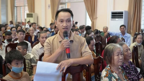 Công bố Quyết định phê duyệt phương án bồi thường dự án Khu đô thị thị trấn Cần Giuộc - phía Bắc