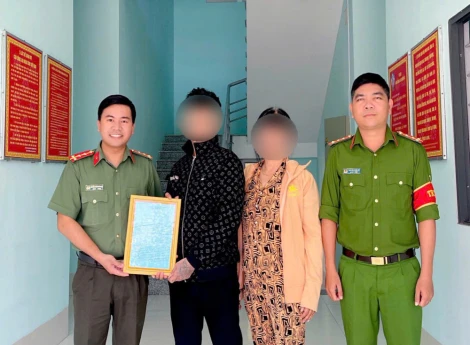 Người dân gửi thư cảm ơn Công an xã Cầu Khởi